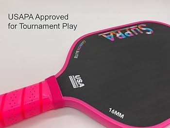 ピックルボール パドル FUTASI カーボンファイバー エッジレス 赤い 16 ピックルボール パドル FUTASI カーボンファイバー エッジレス